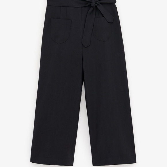 Zara Bottoms Zara Girl Navy Blue Pants Poshmark